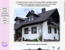 Tablet Screenshot of gaestehaus-schnabel.de